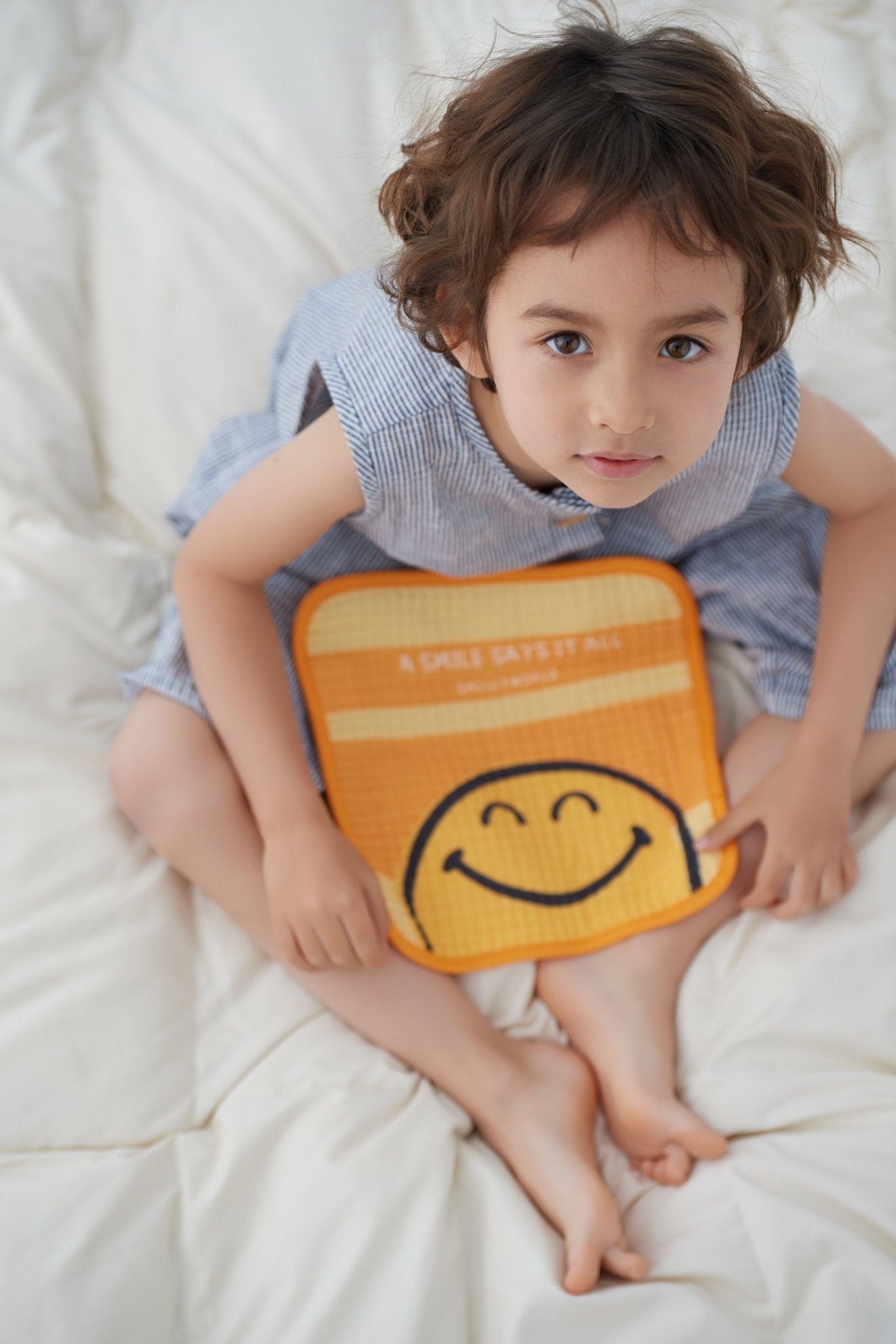 SmileyWorld Baby 6 - Layer Burp Cloth 4 - Pack - SmileyWorld