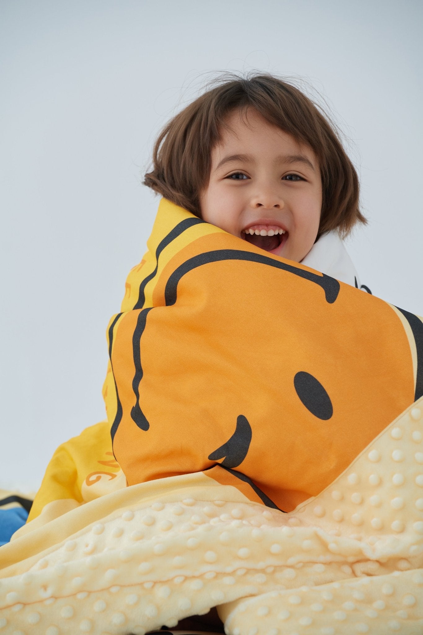 SmileyWorld Kids 3D Raised Dot Velvet Blanket - SmileyWorld
