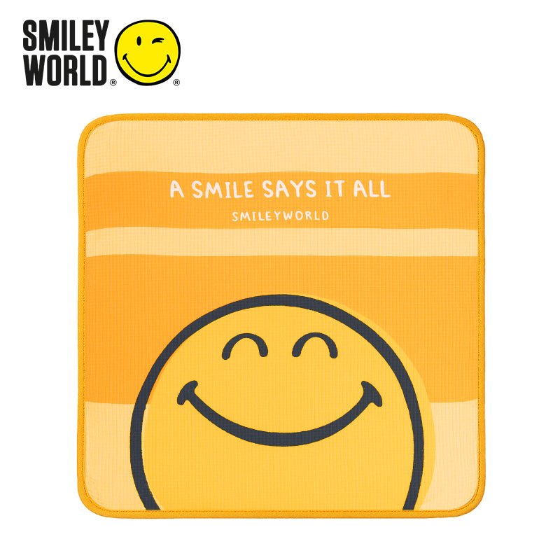 SmileyWorld Kids' 6 - layer cotton gauze bath towel - SmileyWorld