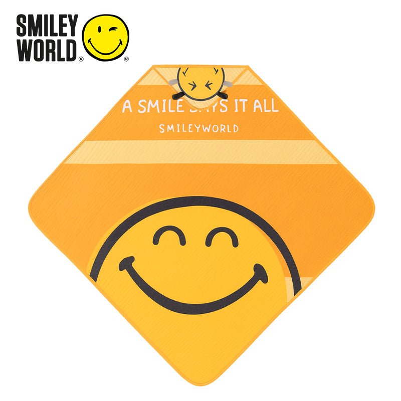 SmileyWorld Kids' 6 - layer cotton gauze bath towel - SmileyWorld
