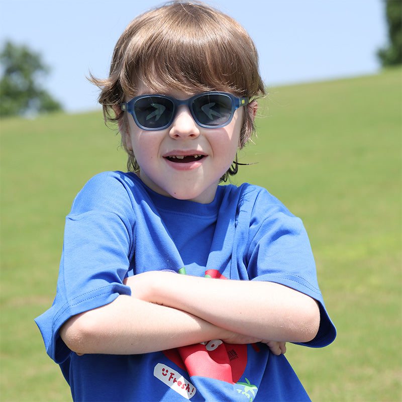 Square Kids Sunglasses - Sea Blue | 3-12 Years