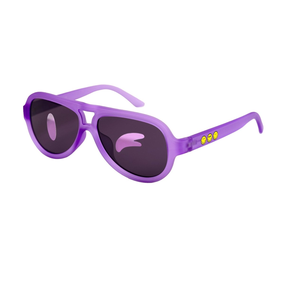 Aviator Kids Sunglasses Coral Purple | 3 - 12+ Years - SmileyWorld