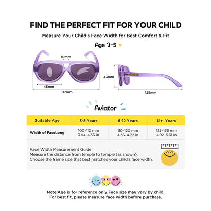 Aviator Series - Coral Purple | Family Matching (Kids & Adults) - SmileyWorld