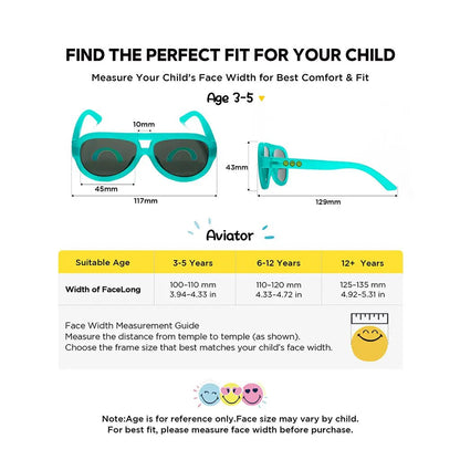 Aviator Series - Lake Green | Family Matching (Kids & Adults) - SmileyWorld