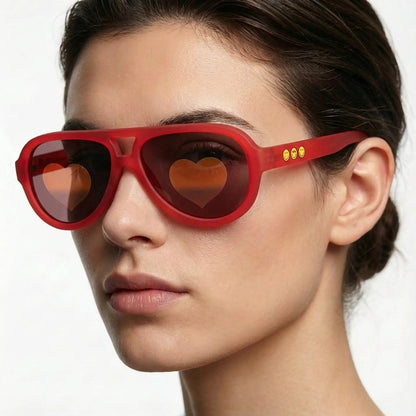 Aviator Series - Raspberry Red | Sunset Mood - SmileyWorld