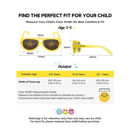 Aviator Series - Sunlight Yellow | Family Matching (Kids & Adults) - SmileyWorld
