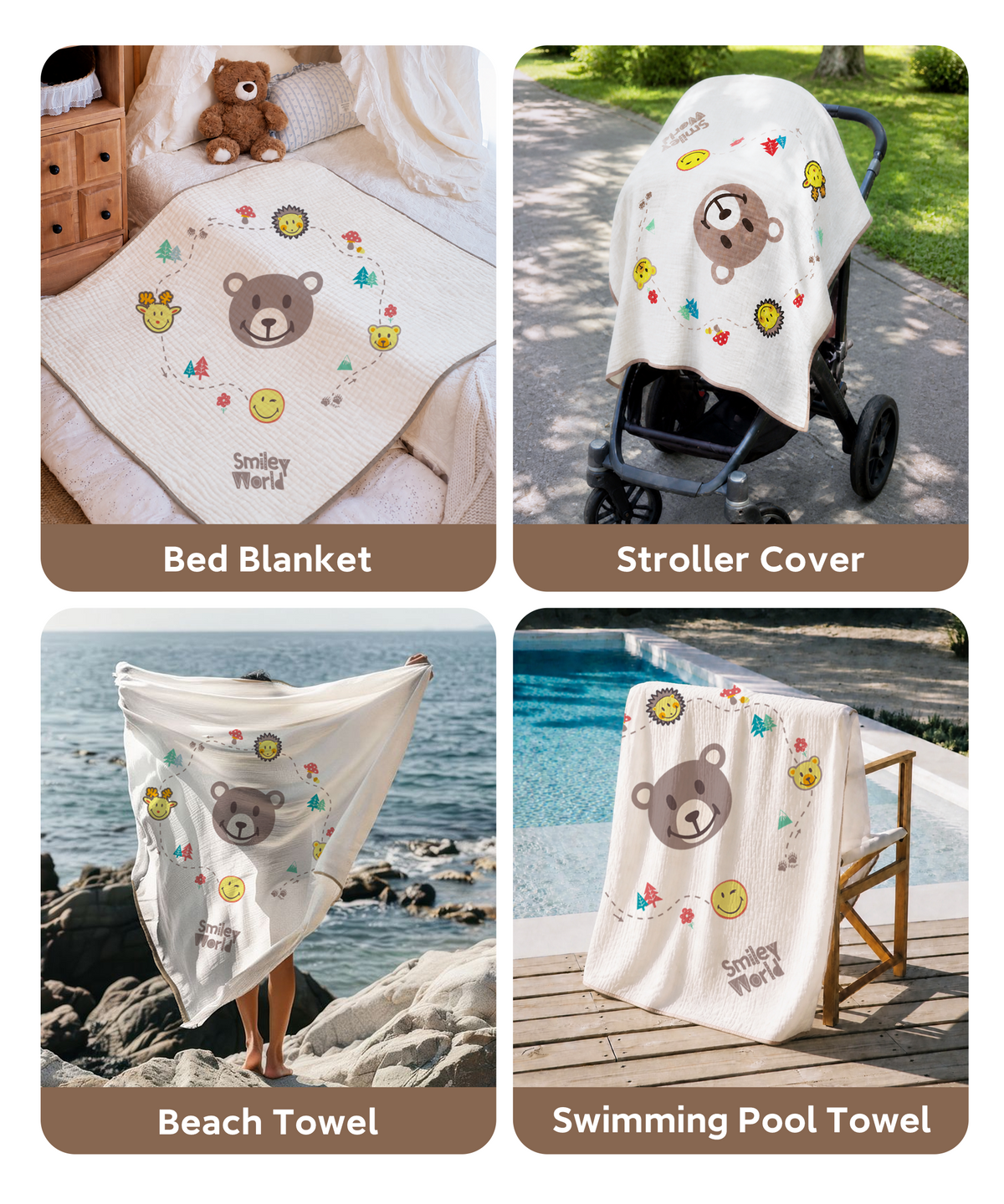 Bath Towel 115 * 115 cm