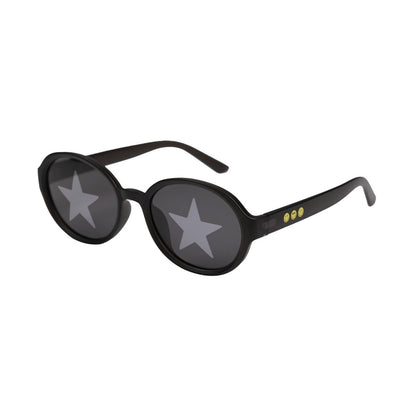 Oval Kids Sunglasses Obsidian Black | 6 - 12+ Years - SmileyWorld