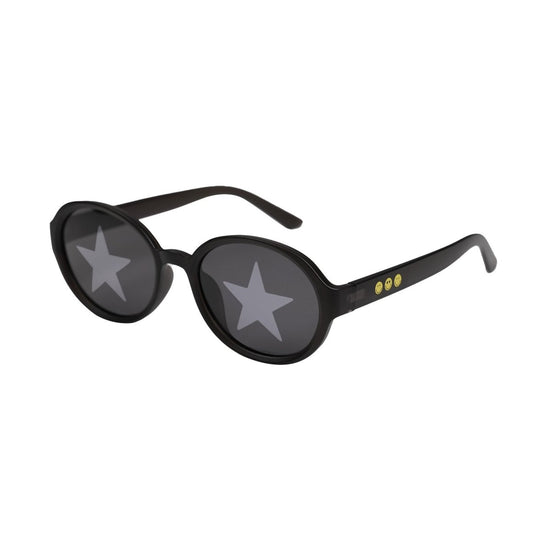Oval Kids Sunglasses Obsidian Black | 6 - 12+ Years - SmileyWorld