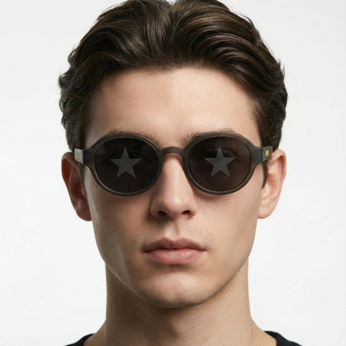 Oval Series - Obsidian Black | Cyber Y2K Style - SmileyWorld