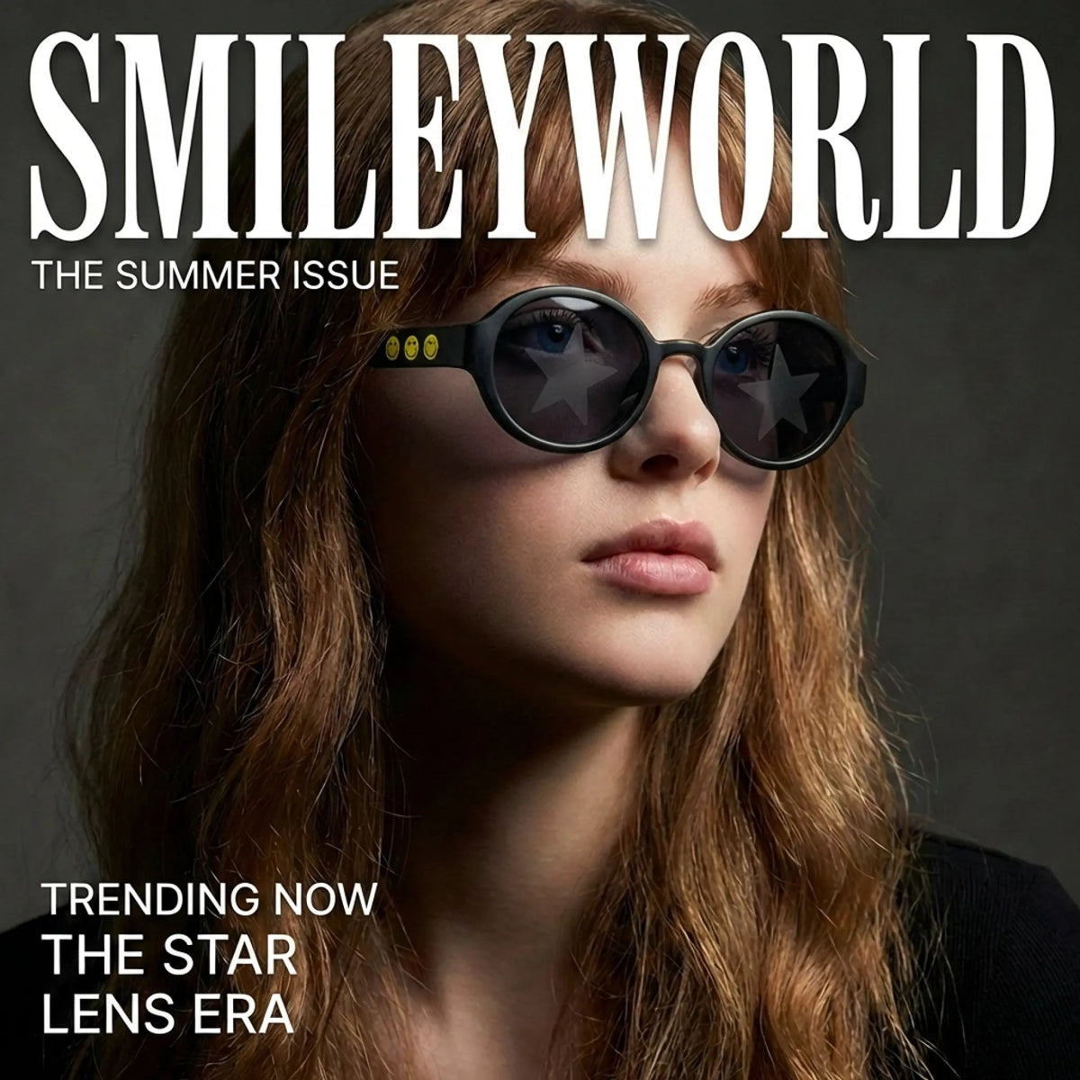 Oval Series - Obsidian Black | Cyber Y2K Style - SmileyWorld