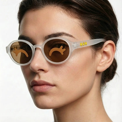 Oval Series - Snow White | 90s Retro Vibe - SmileyWorld