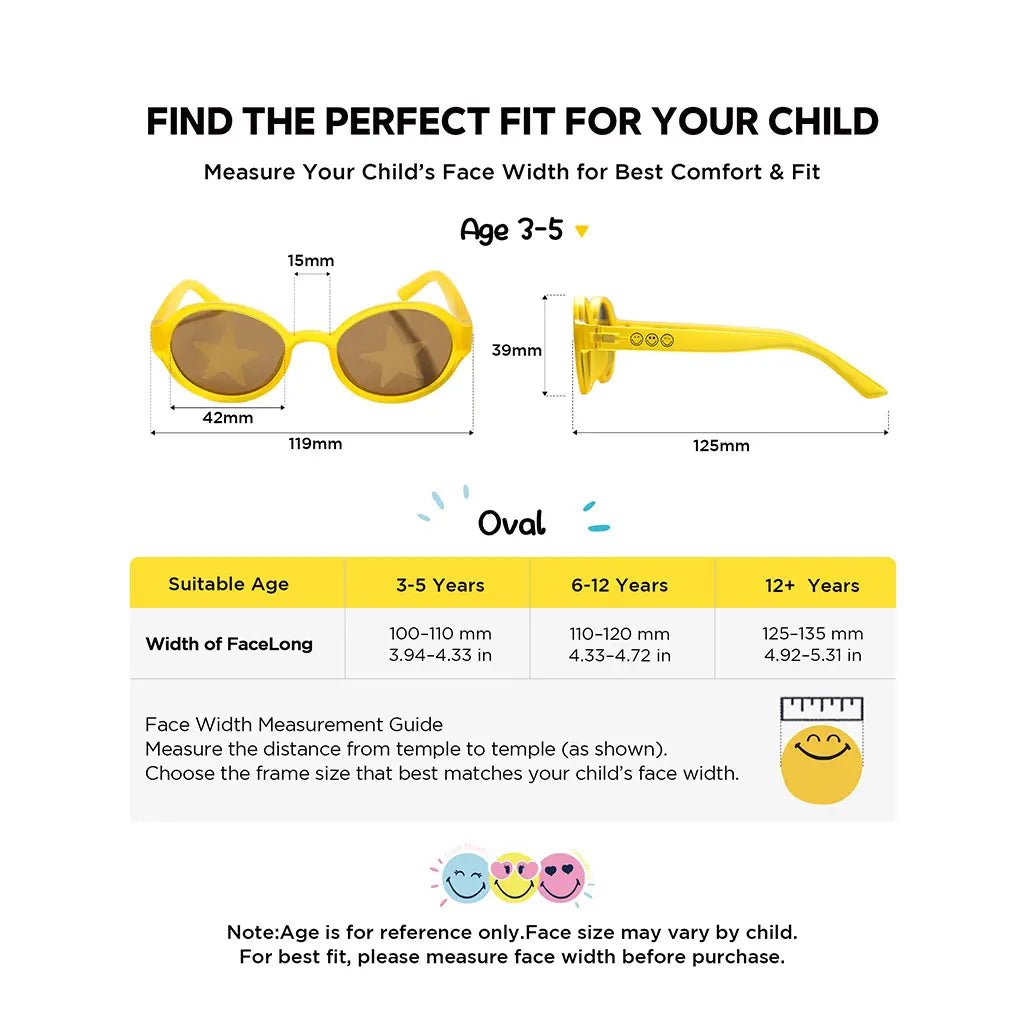 Oval Series - Sunlight Yellow | Family Matching (Kids & Adults) - SmileyWorld