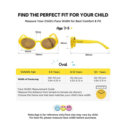 Oval Series - Sunlight Yellow | Family Matching (Kids & Adults) - SmileyWorld