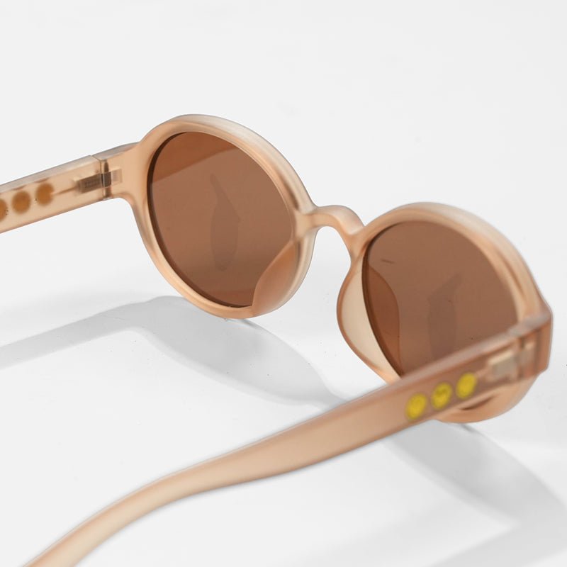 SmileyWorld Kid Sunglasses Oval Acorn Brown - SmileyWorld