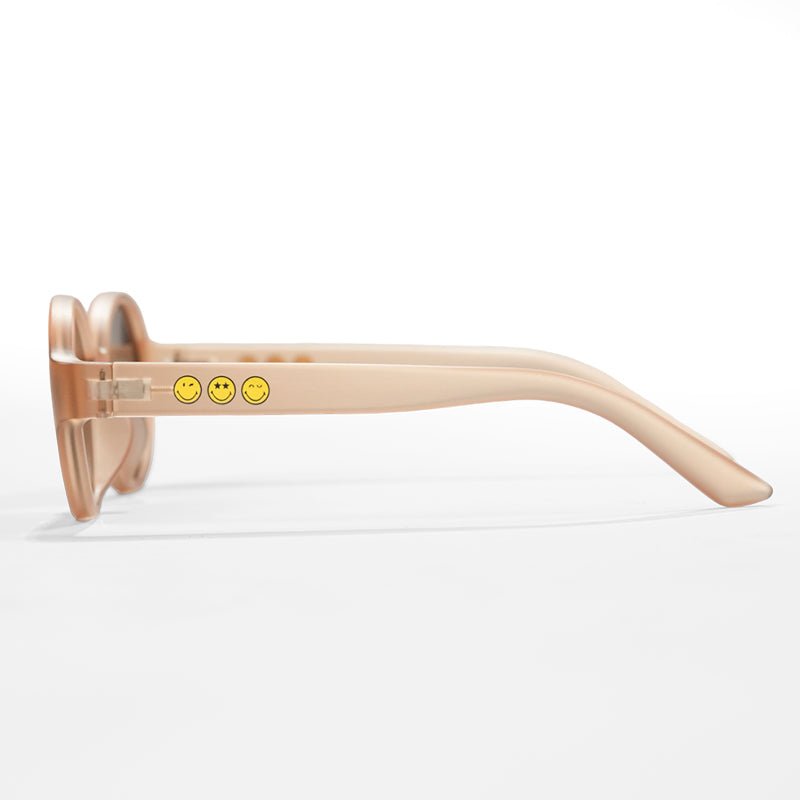 SmileyWorld Kid Sunglasses Oval Acorn Brown - SmileyWorld