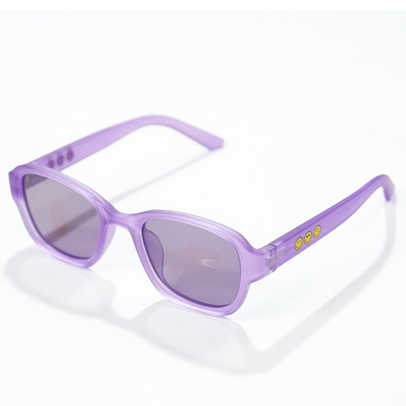 SmileyWorld Kid Sunglasses Square Coral Purple - SmileyWorld