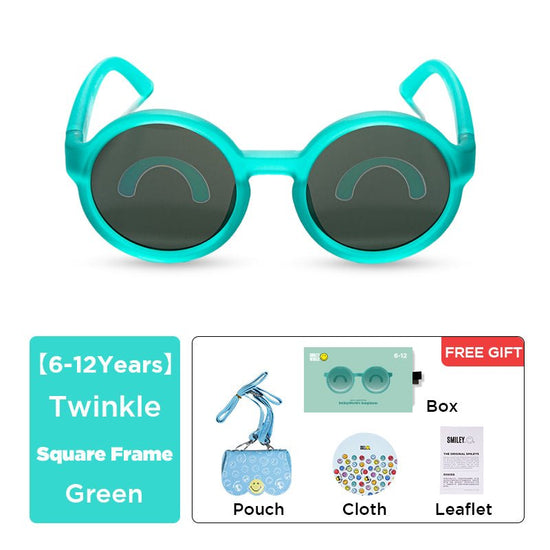 SmileyWorld Kids & Baby Sunglasses Round Lake Green - SmileyWorld
