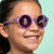 SmileyWorld Kids Round Sunglasses (3 - 12Y) - Coral Purple | UV400 - SmileyWorldKids