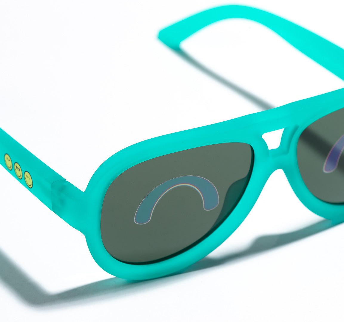 SmileyWorld Kids Sunglasses Aviator Lake Green - SmileyWorld