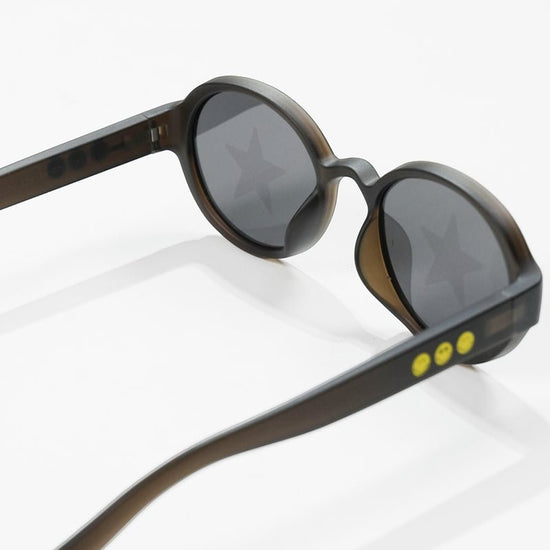 SmileyWorld Kids Sunglasses Oval Obsidian Black - SmileyWorld