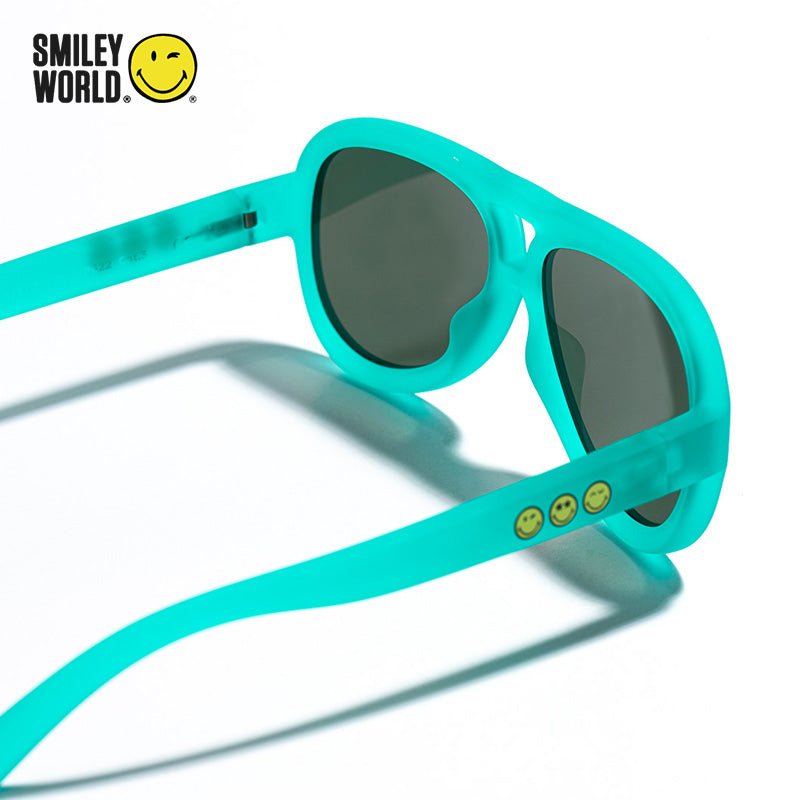 SmileyWorld Toddler Sunglasses Aviator Lake Green - SmileyWorld